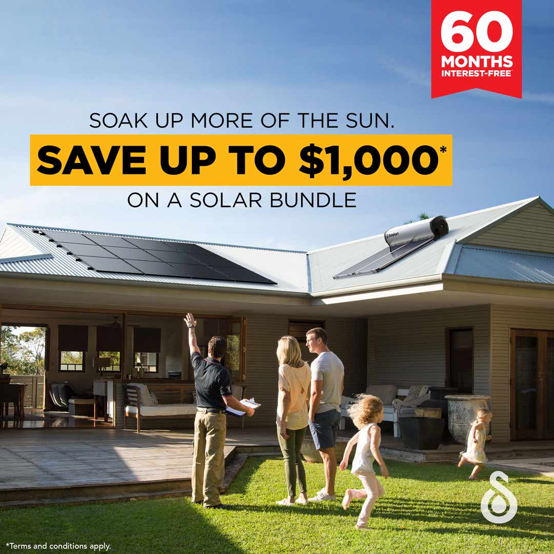 Solahart Newcastle is offering savings on smart solar packages including solar hot water systems and solar power systems for homes and business