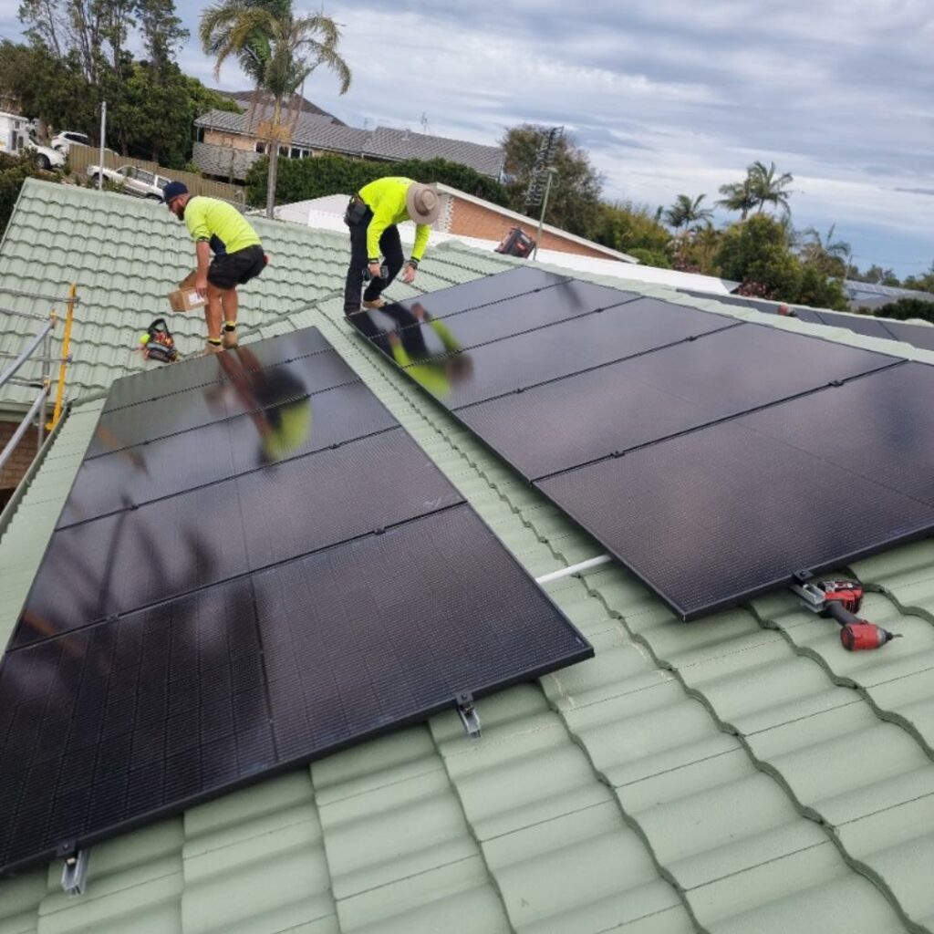 Solar power installation in Anna Bay by Solahart Newcastle