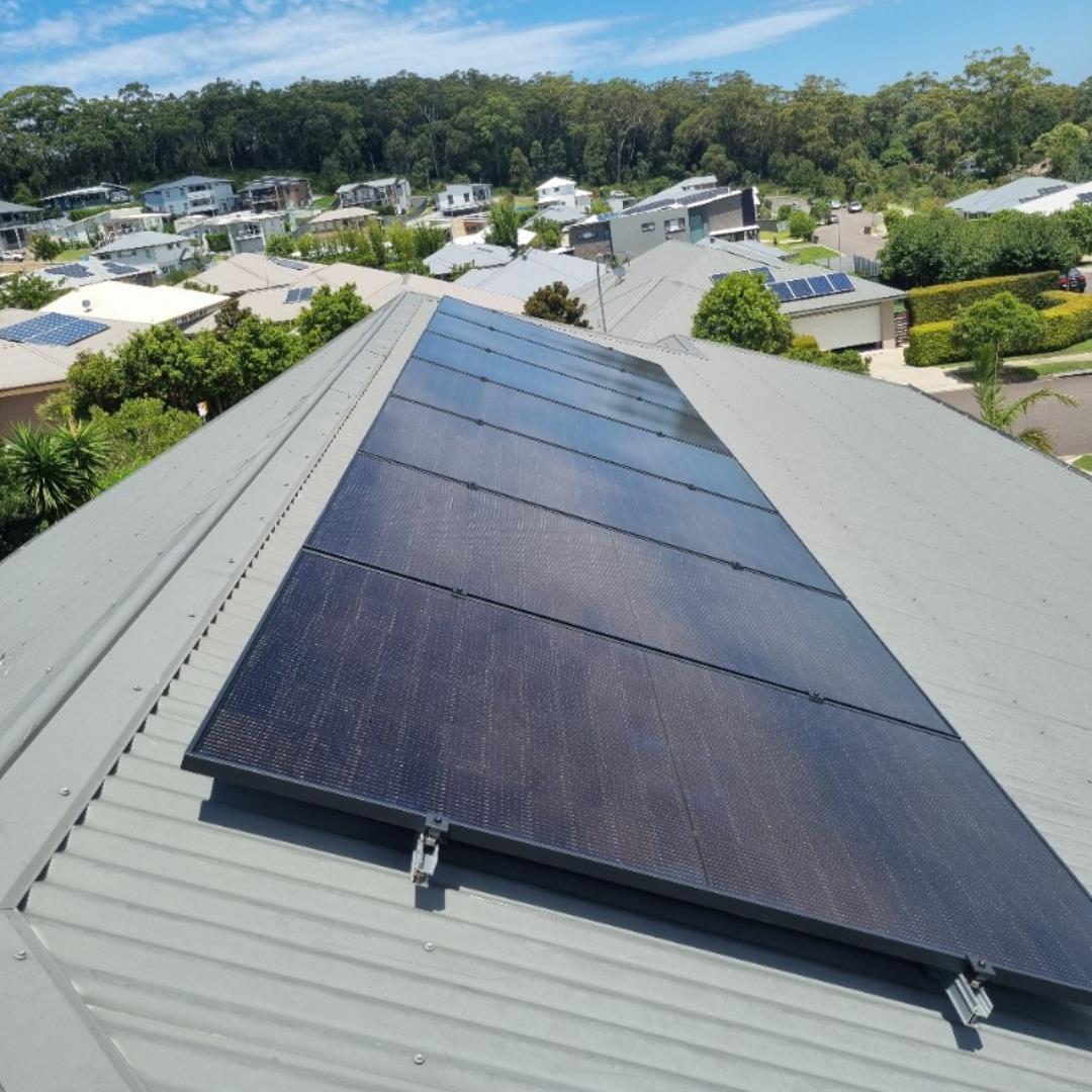 Solar power installation in Corlette by Solahart Newcastle