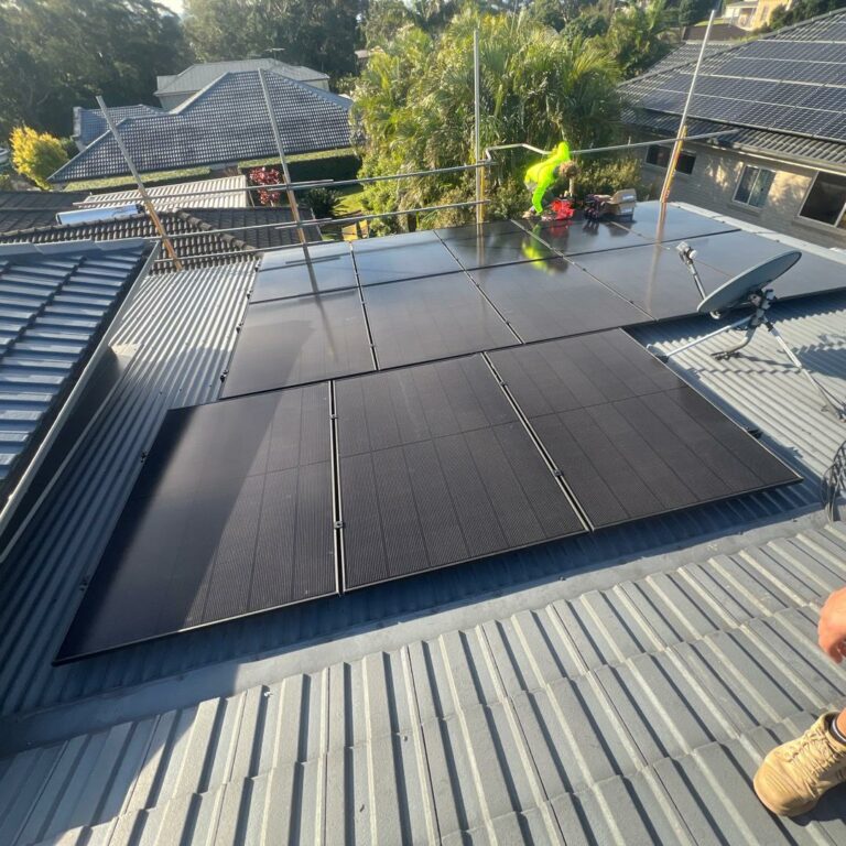 Solar power installation in Corlette by Solahart Newcastle