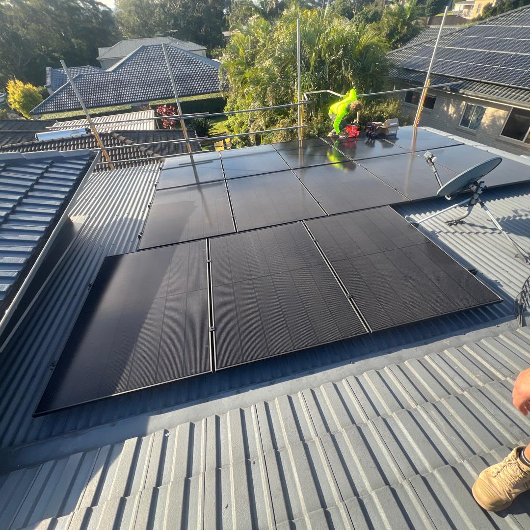 Solar power installation in Corlette by Solahart Newcastle