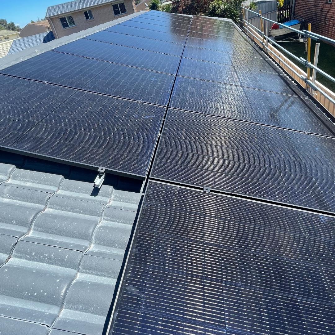 Solar power installation in Corlette by Solahart Newcastle