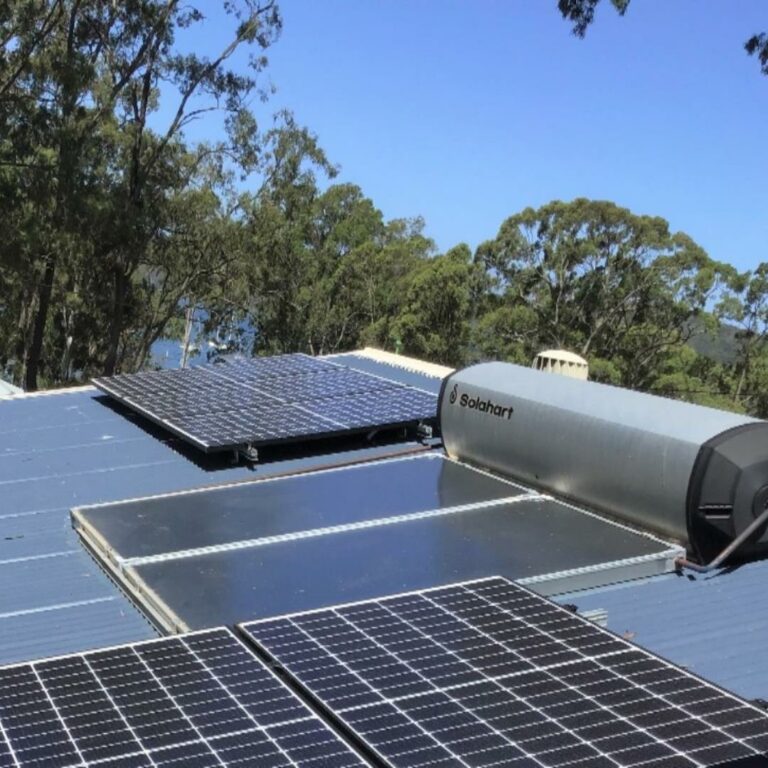 Solar power installation in North Arm Cove by Solahart Newcastle