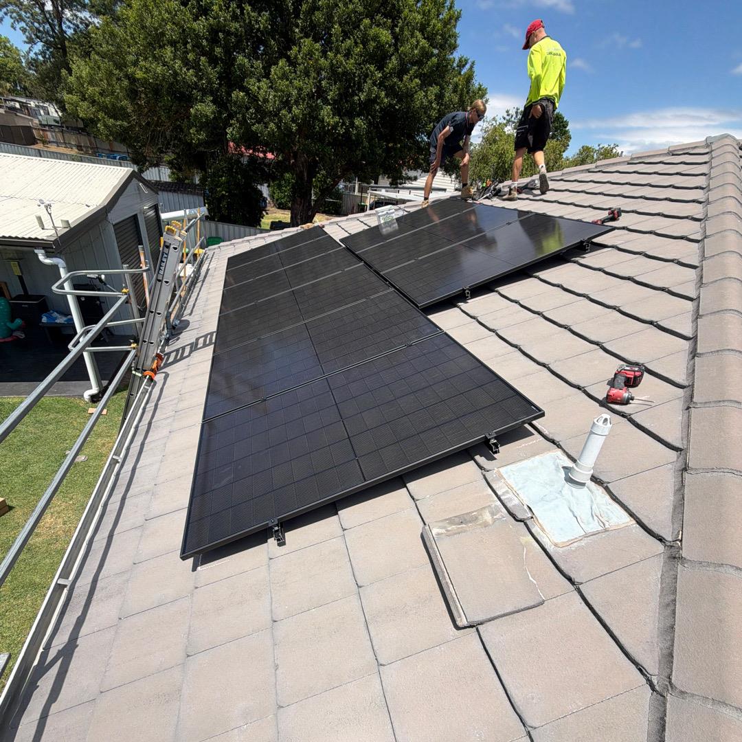 Solar power installation in Pelaw Main by Solahart Newcastle