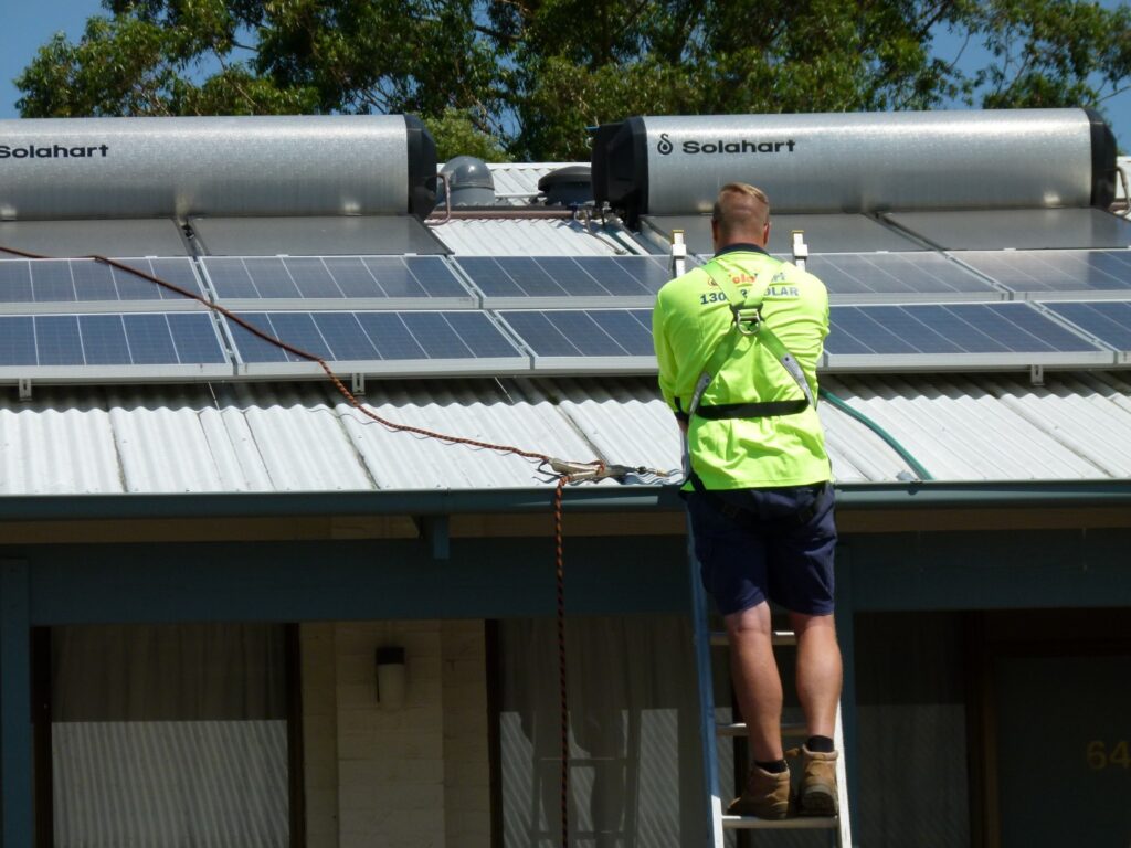 Solar power installer from Solahart Newcastle