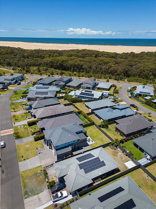 Solar Power system at Fern Bay NSW installed by Solahart Newcastle