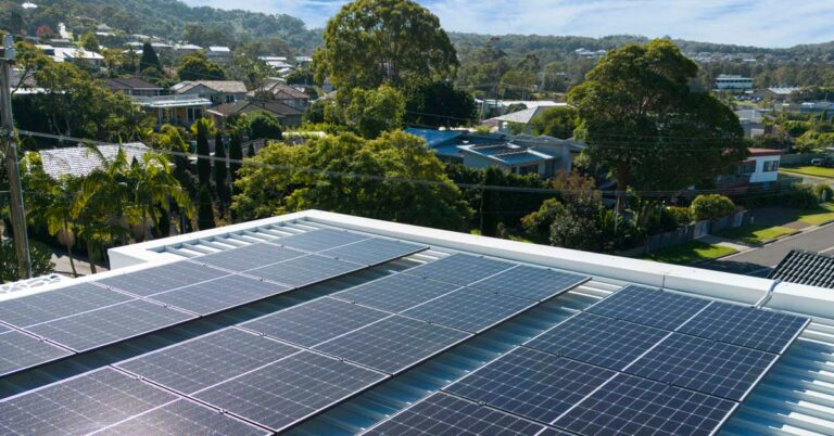 Solahart solar power system installed at Speers Point NSW by Solahart Newcastle including SunCell solar panels.